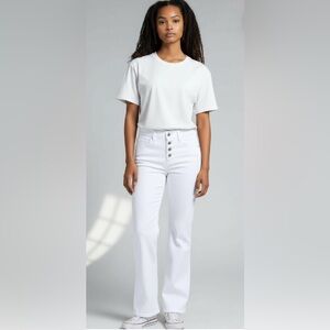 White J Brand High-Waisted Flare Jeans size 25